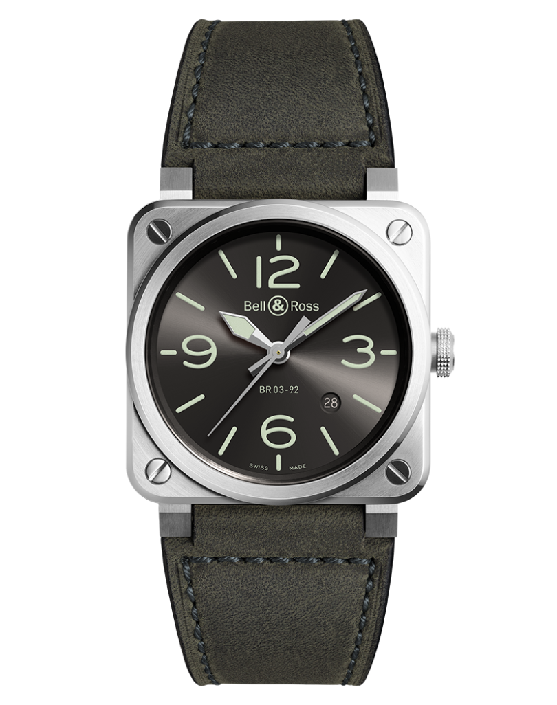 BELLROSS BR 03-92 ACERO GRIS