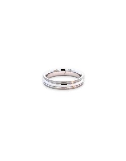 ARGOLLA MATRIMONIO  14 K OB .02CT