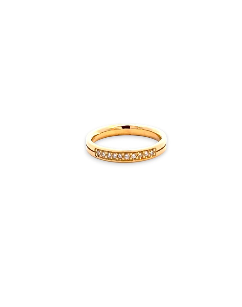 ARGOLLA MATRIMONIO  14 K OA .10CT