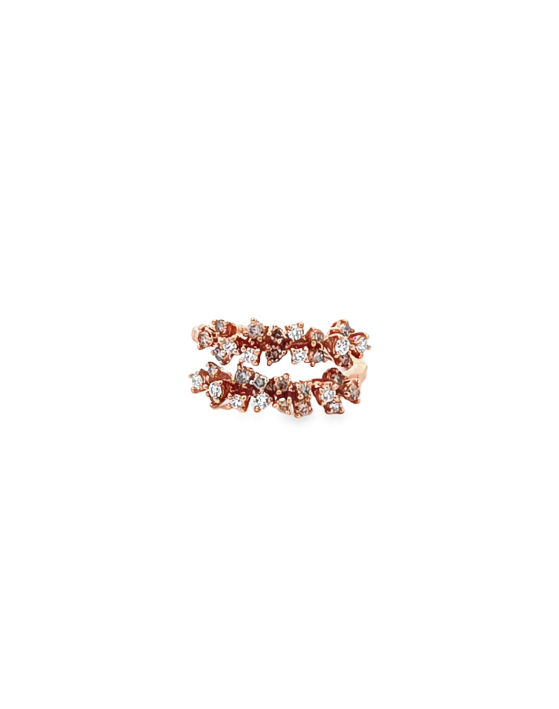 ANILLO DAMA  18 K ORO .74CT MIMOSA