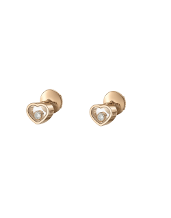 ARETES  18 K OR HAPPY HEART