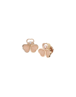 ARETES  18 K OR HAPPY HEARTS